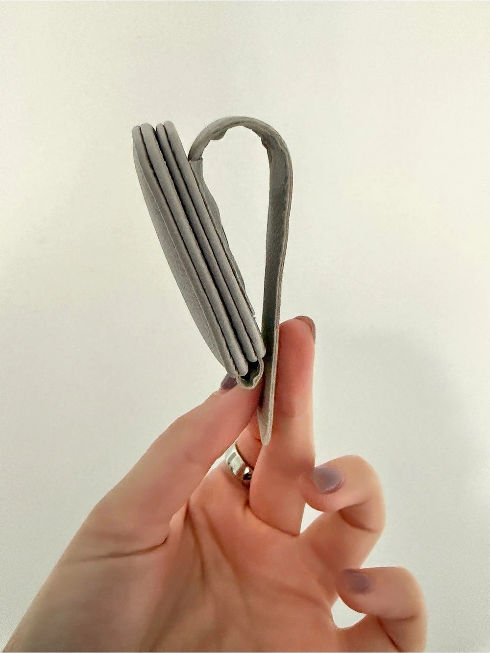 Gray Car Visor Sunglasses Holder